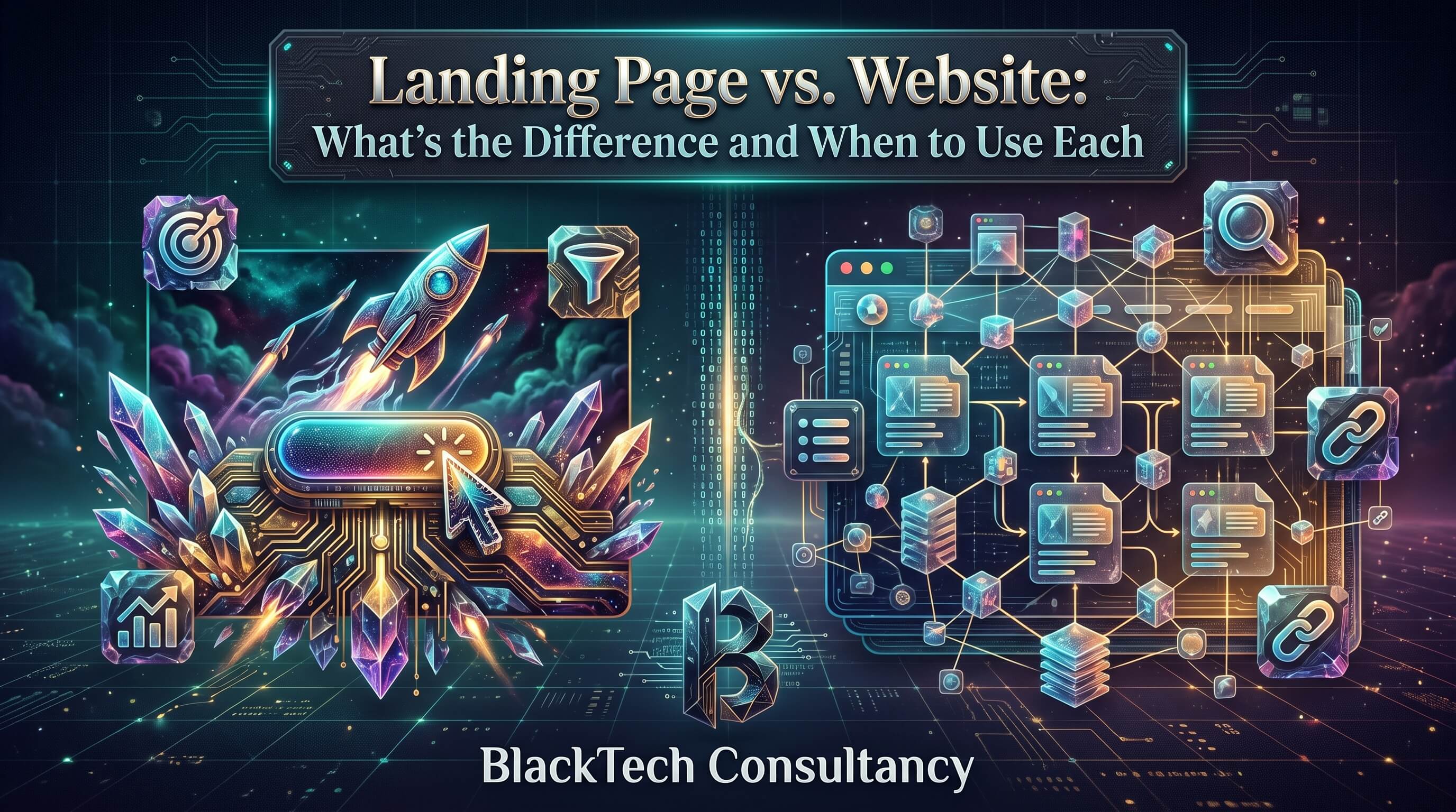 Landing Page vs. Website: What's the Difference and When to Use Each